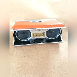 Butterfly Opera Glasses Pocket 2.7x Collapsable Binoculars Vintage